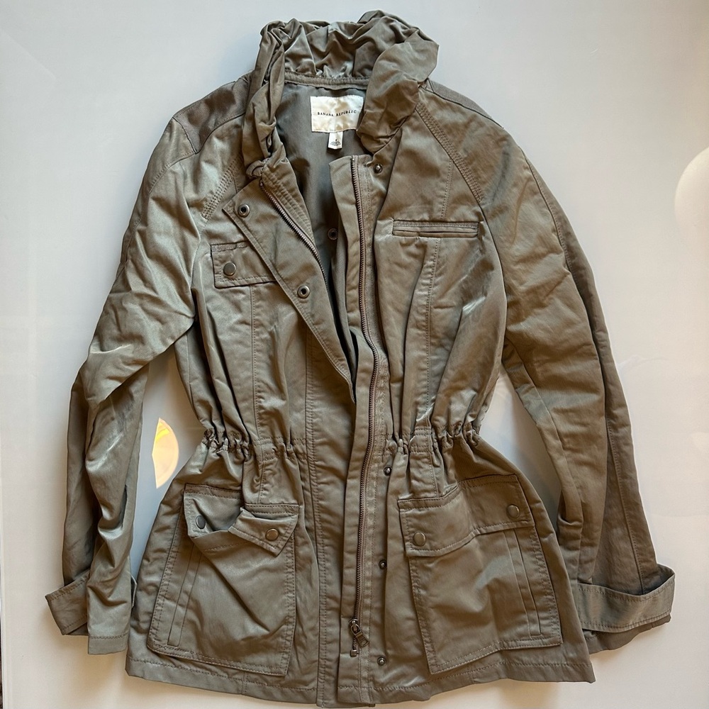 Banana Republic Olive-Khaki Utility Jacket